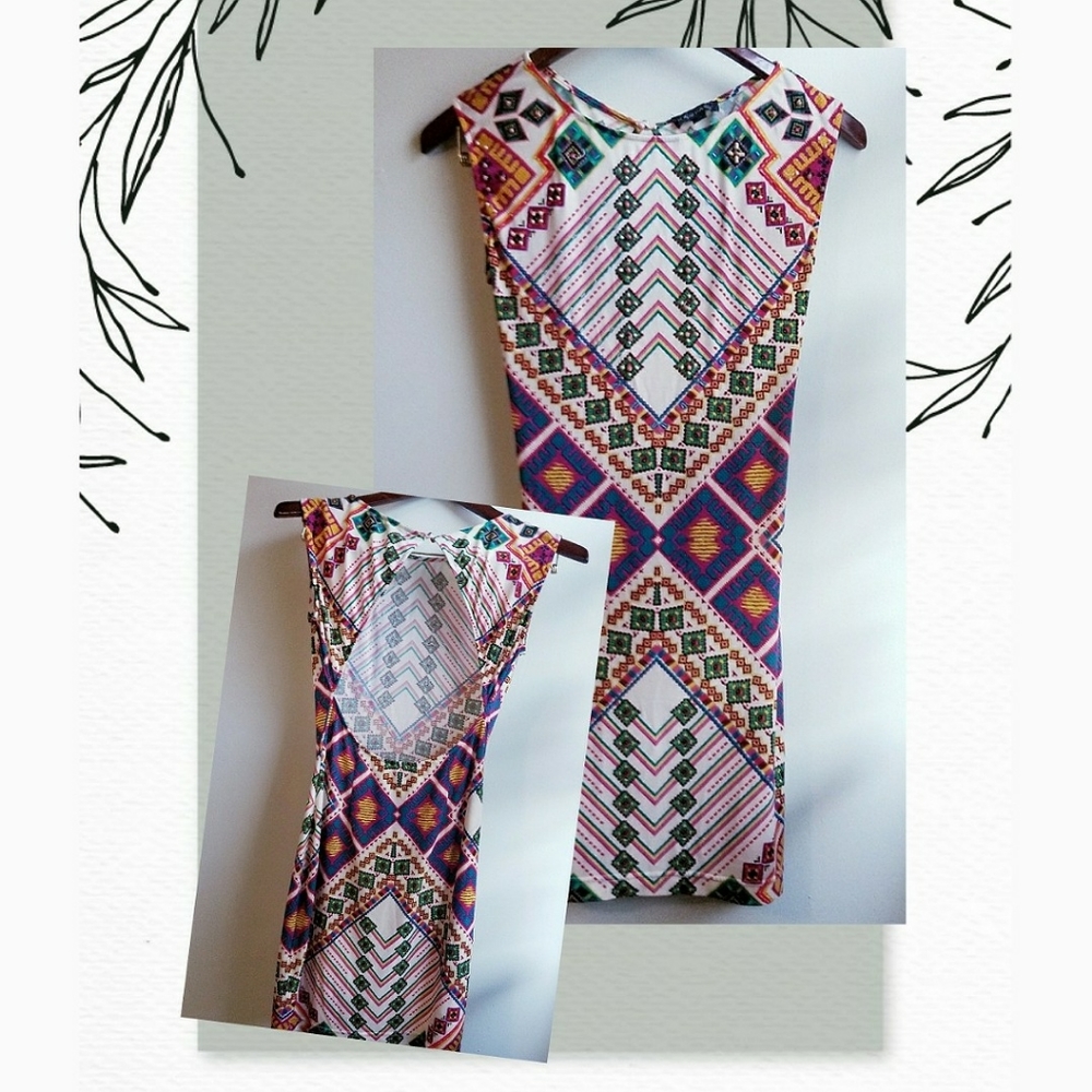 Rampage Tribal Midi Dress